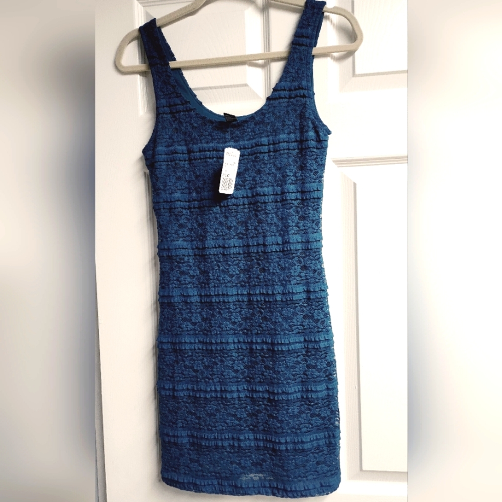 Teal Mini Dress
